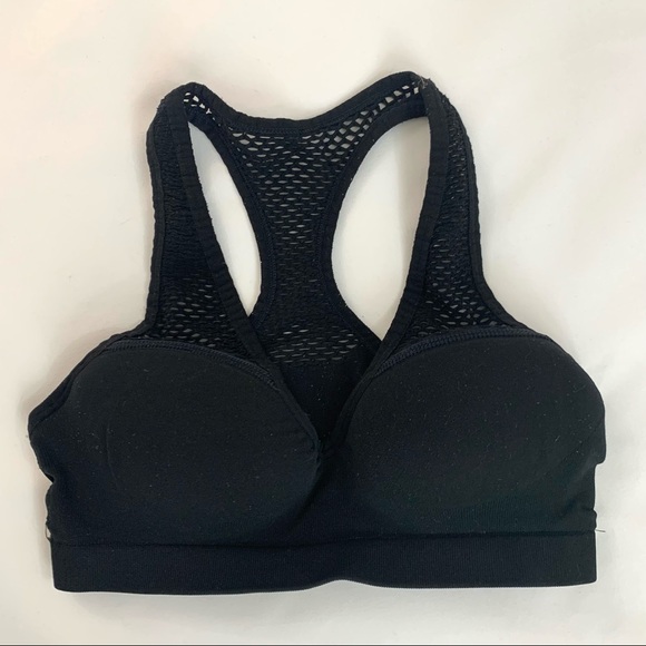 Victoria's Secret Other - Victoria’s Secret black mesh push up sports bra